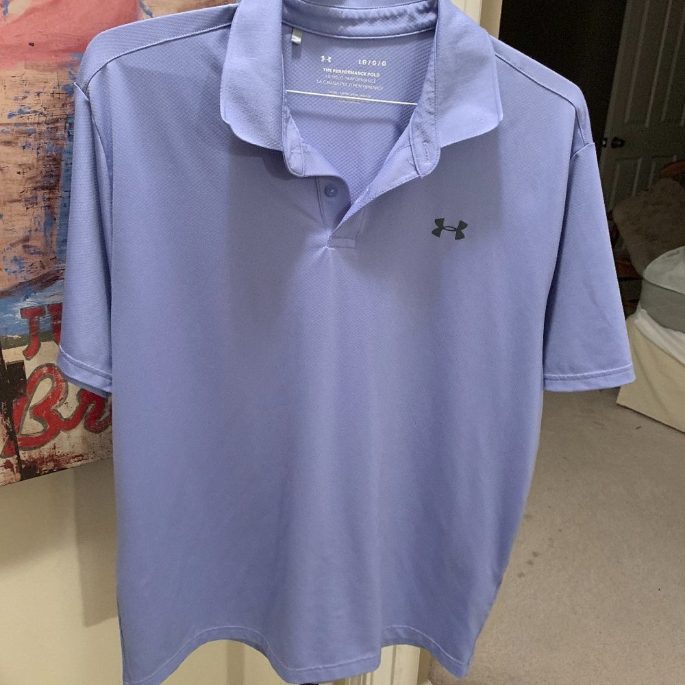 Beautiful Blue Under Armor Polo